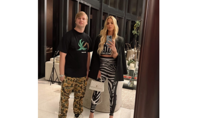 Alexia Echevarria’s Zebra Crop Top and Leggings