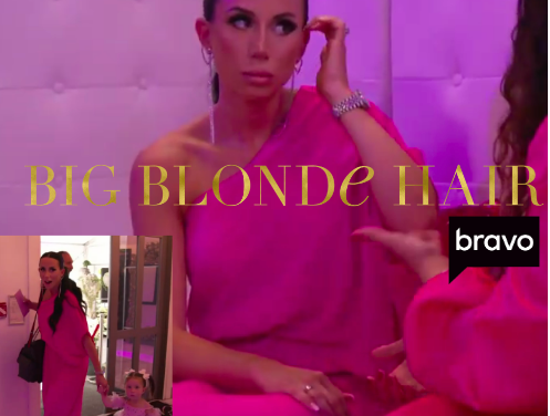 Rachel Fuda’s Pink Asymmetrical Maxi Dress