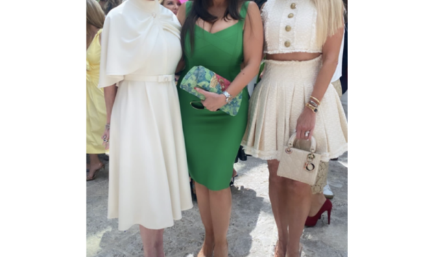 Alexia Echevarria’s Tweed Skirt Set