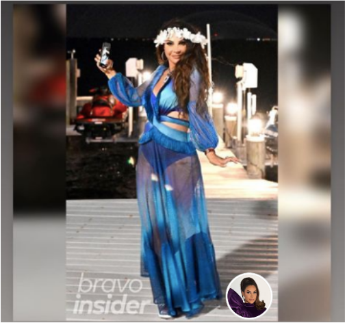 Jennifer Aydin’s Blue Ombre Cutout Dress