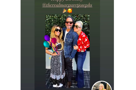 Dolores Catania’s Black and White Floral Maxi Dress