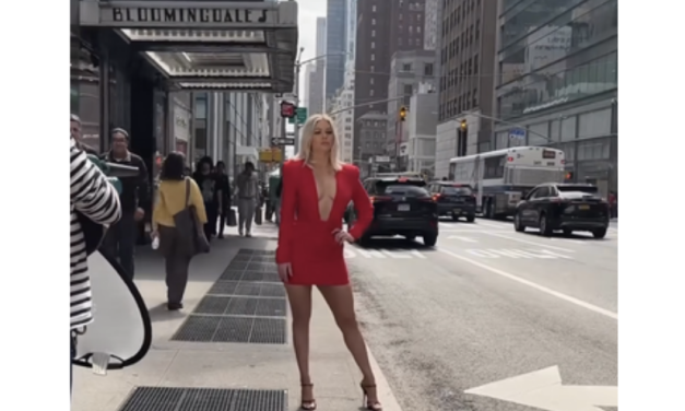 Ariana Madix’s Red Long Sleeve Mini Dress