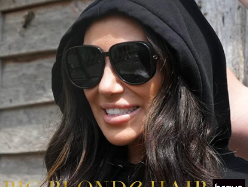 Melissa Gorga’s Black Square Sunglasses in Ireland