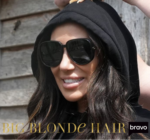 Melissa Gorga’s Black Square Sunglasses in Ireland