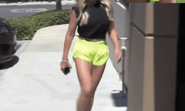 Tamra Judge’s Neon Yellow Shorts