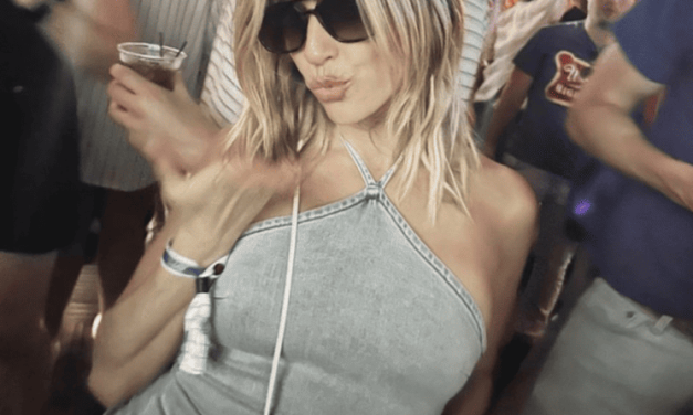 Kristin Cavallari’s Denim Halter Dress