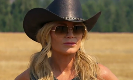 Tamra Judge’s Gold Square Sunglasses