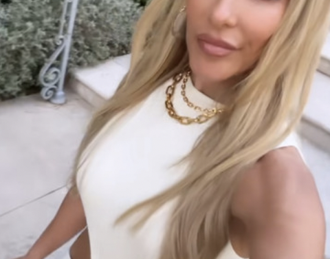 Tracy Tutor’s White Twist Cutout Dress