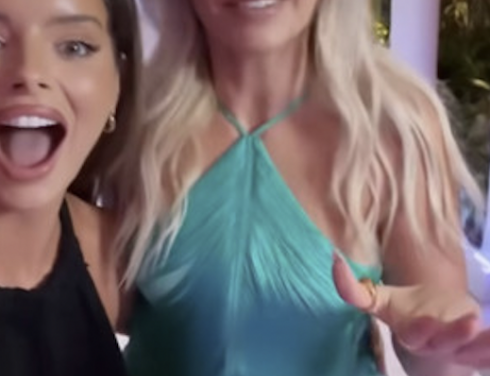 Ariana Madix’s Green Draped Fringe Dress