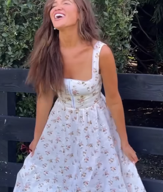 Brynn Whitfield’s White Floral Dress