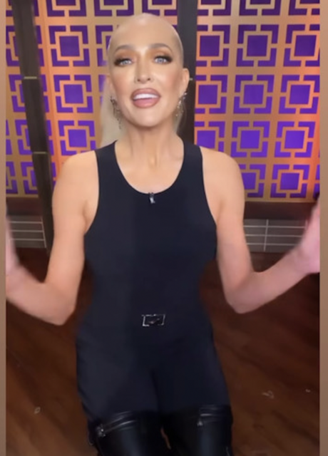 Erika Girardi’s Black Belted Jumpsuit