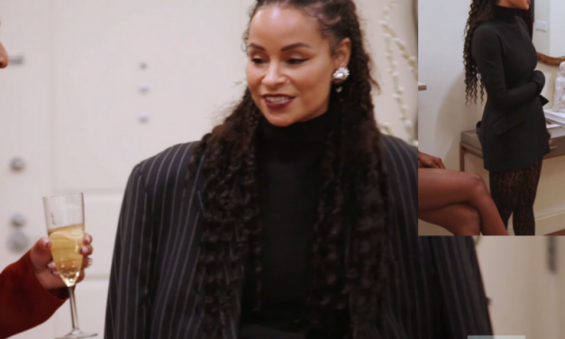 Sai de Silva’s Pinstripe Blazer