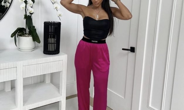 Melissa Gorga’s Pink Satin Pants