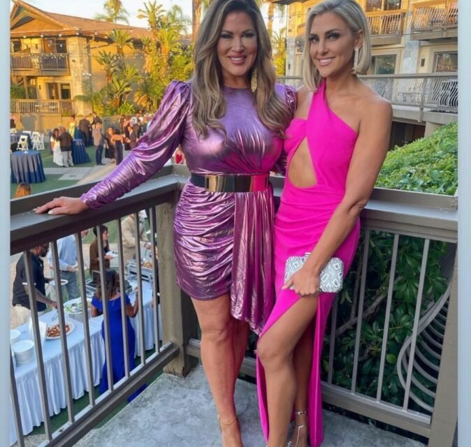 Gina Kirschenheiter’s Pink Cutout One Shoulder Dress