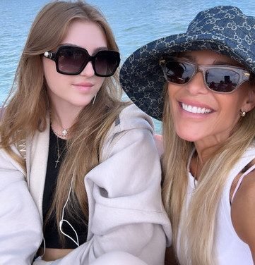 Tracy Tutor’s Brown Sunglasses