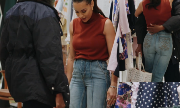 Sai De Silva’s Seam Front Wide Leg Jeans