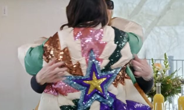 Lisa Barlow’s White Sequin Star Jacket