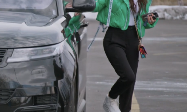 Lisa Barlow’s Green Puffer Coat