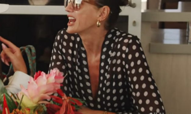 Jenna Lyons’ Black Polka Dot Dress