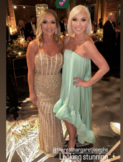 Margaret Josephs’ Mint Strapless Ruffle Dress