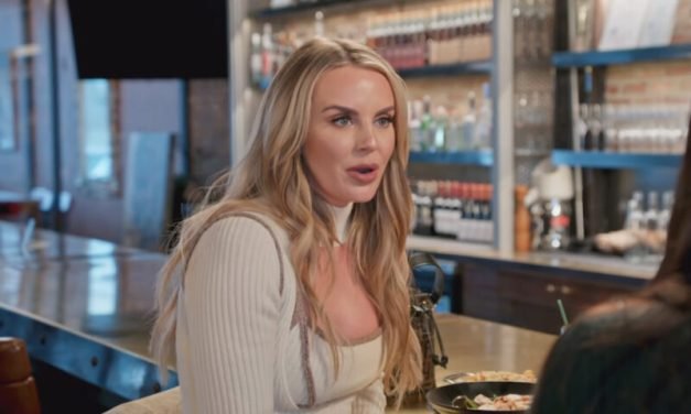 Whitney Rose’s Ivory Cutout Sweater