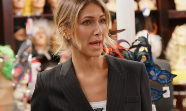 Erin Lichy’s Prada Tank and Pinstripe Blazer