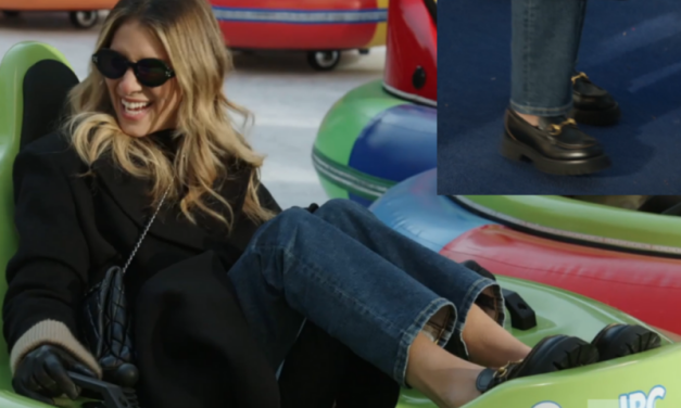 Erin Lichy’s Black Platform Loafers