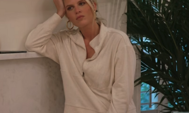 Madison LeCroy’s Ivory Half Zip Sweatshirt