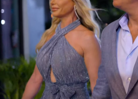 Alexia Echevarria’s Silver Lurex Jumpsuit