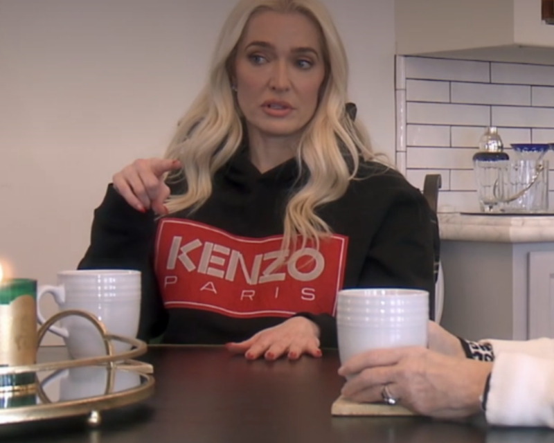 Erika Girardi’s Black Kenzo Hoodie