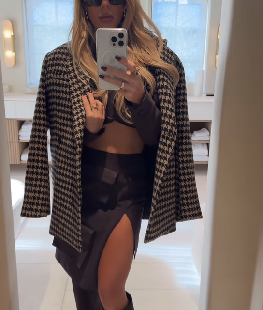 Brynn Whitfield’s Houndstooth Blazer