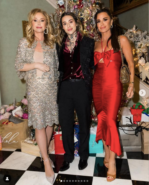 Kyle Richards’ Red Bow Dress
