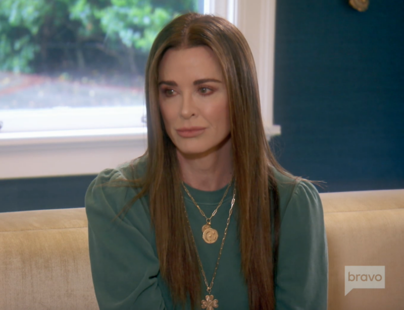 Kyle Richards’ Gold Moon and Stars Pendant