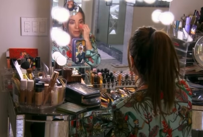 Kyle Richards’ Robe and Beauty Products