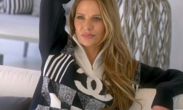Dorit Kemsley’s Black and White Chanel Sweater