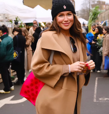 Brynn Whitfield’s Camel Coat