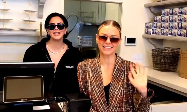 Ariana Madix’s Brown Tweed Plaid Blazer