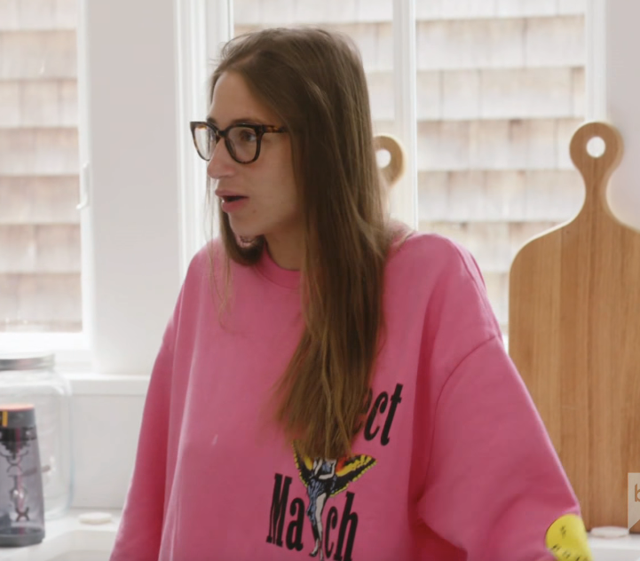 Amanda Batula’s Pink “Perfect Match” Sweatshirt