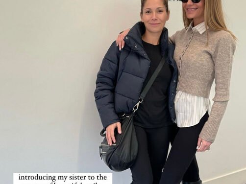 Dorit Kemsley’s Tan Cashmere Cardigan