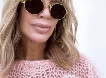 Caroline Stanbury’s Pink Sweater