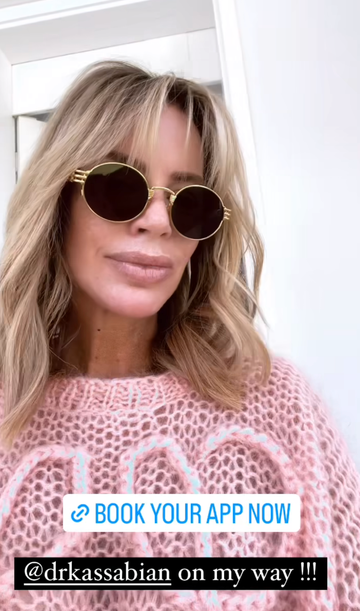 Caroline Stanbury’s Pink Sweater