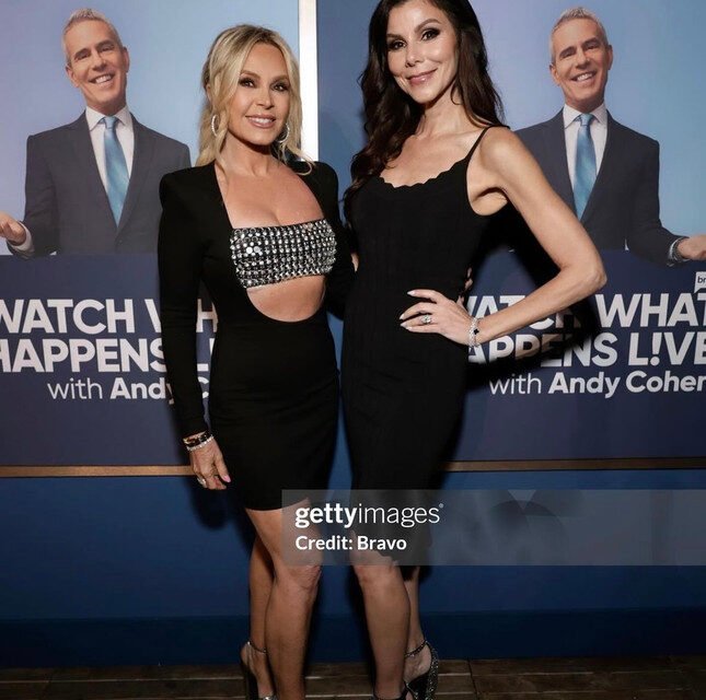 Heather Dubrow’s Black Midi Cami Dress