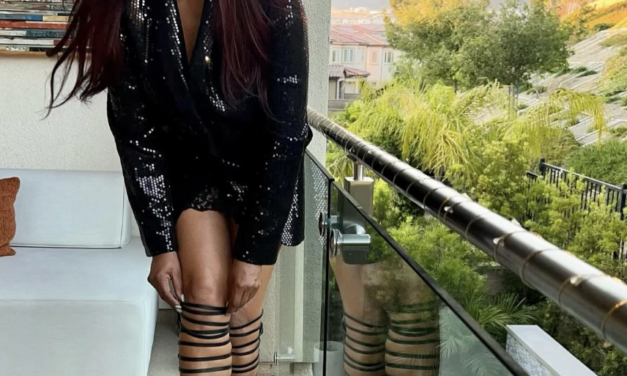 Garcelle Beauvais’ Black Sequin Blazer