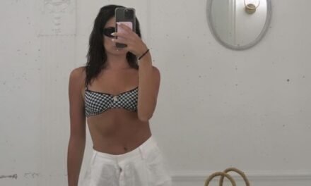 Paige DeSorbo’s Gingham Bikini Top