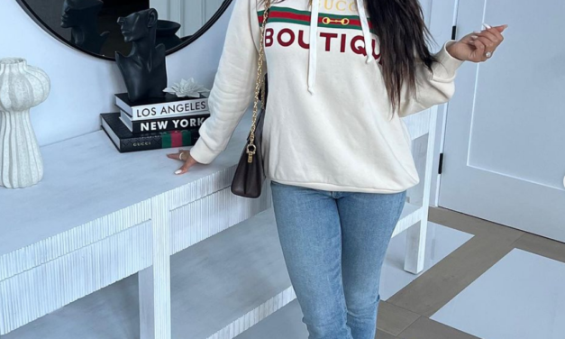 Melissa Gorga’s Ivory Gucci Hoodie