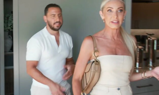 Heather Altman’s Ivory Leather Top and Pants