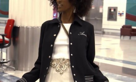 Chanel Ayan’s Black Embroidered Jacket