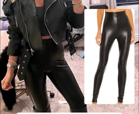 Tamra Judge’s Black Leather Look