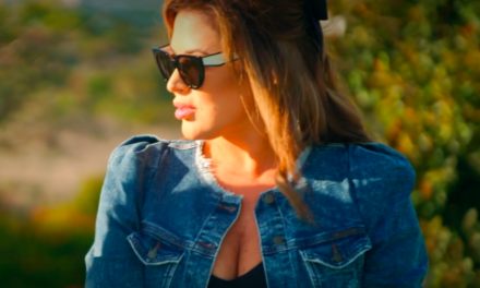 Emily Simpson’s Raw Hem Denim Jacket and Sunglasses