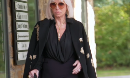 Margaret Josephs’ Black Embellished Coat